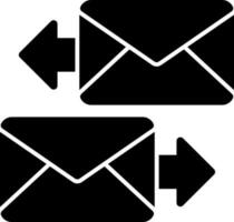 Exchange Mails  Vector Icon Design