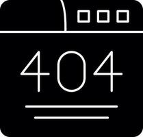 404 Error  Vector Icon Design