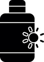 Sunscreen  Vector Icon Design