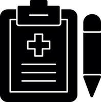 Medical Record  Vector Icon Design