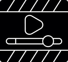 Video Player  Vector Icon Design