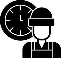 Working Hours  Vector Icon Design