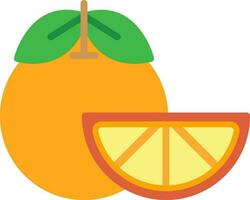 diseño de icono de vector de mandarina