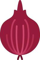 Red Onion Vector Icon Design