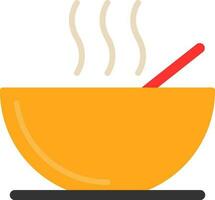 Bowl Vector Icon Design