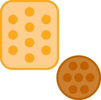 Biscuit Vector Icon Design