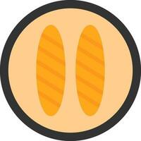 Baguette Vector Icon Design