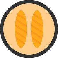 Baguette Vector Icon Design