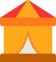 Circus Tent  Vector Icon Design