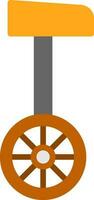 Unicycle  Vector Icon Design