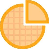 Pie Vector Icon Design