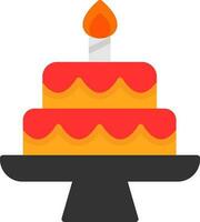 Cake Vector Icon Design