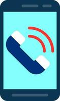 Mobile Call  Vector Icon Design