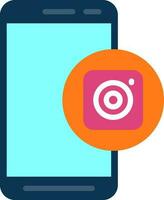 instagram vector icono diseño