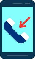 Incoming Call  Vector Icon Design