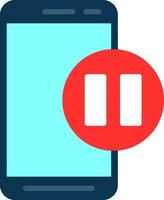 Pause  Vector Icon Design