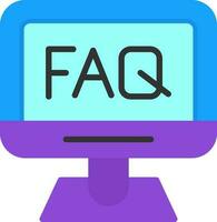 Faq  Vector Icon Design