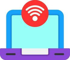 Wifi Signal  Vector Icon Design