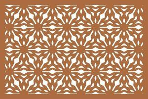 Jali design for Laser and CNC router, EPS File. vector