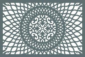 Om Jali Design for mandir, Laser Cutting Design For Mandir or Temple vector