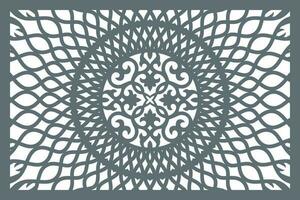 Om Jali Design for mandir, Laser Cutting Design For Mandir or Temple vector