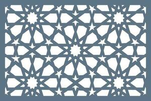Jali design for Laser and CNC router, EPS File. vector