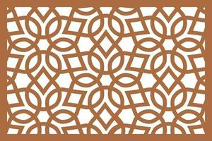 Jali design for Laser and CNC router, EPS File. vector