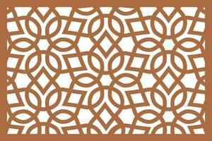 Jali design for Laser and CNC router, EPS File. vector