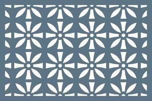 Jali design for Laser and CNC router, EPS File. vector
