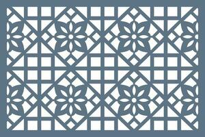 Jali design for Laser and CNC router, EPS File. vector