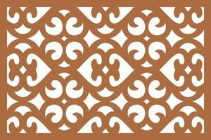 Jali design for Laser and CNC router, EPS File. vector