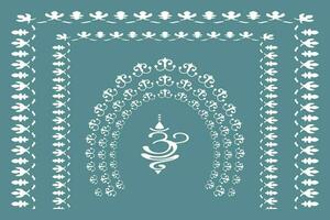 Om Jali Design for mandir, Laser Cutting Design For Mandir or Temple. vector