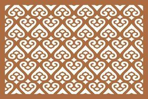 Jali design for Laser and CNC router, EPS File. vector