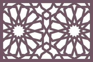 Jali design for Laser and CNC router, EPS File. vector
