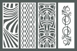 Set Jali Design For jali, Laser, Cnc, Graphic. vector