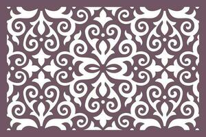 Jali design for Laser and CNC router, EPS File. vector
