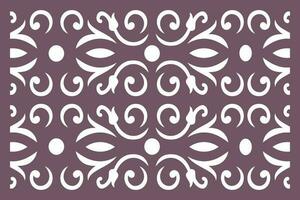 Jali design for Laser and CNC router, EPS File. vector