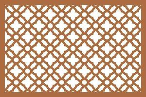 Jali design for Laser and CNC router, EPS File. vector