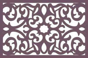 Jali design for Laser and CNC router, EPS File. vector