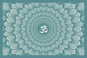 Om Jali Design for mandir, Laser Cutting Design For Mandir or Temple. vector