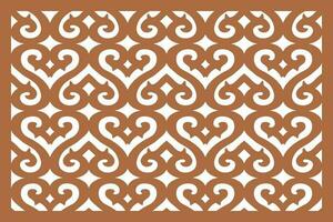 Jali design for Laser and CNC router, EPS File. vector