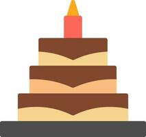 Birthday Cake  Vector Icon Design