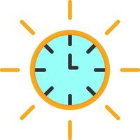 hora vector icono diseño