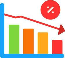 Recession Vector Icon Design
