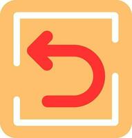 Back Arrow Vector Icon Design