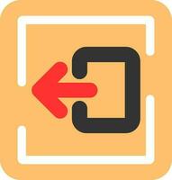 Logout Vector Icon Design