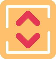 Up And Down Arrow Vector Icon Design