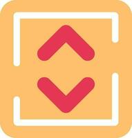 Up And Down Arrow Vector Icon Design