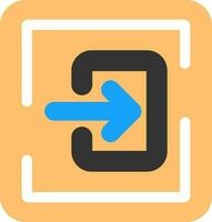 Log In Vector Icon Design