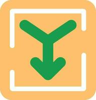 Merge Vector Icon Design